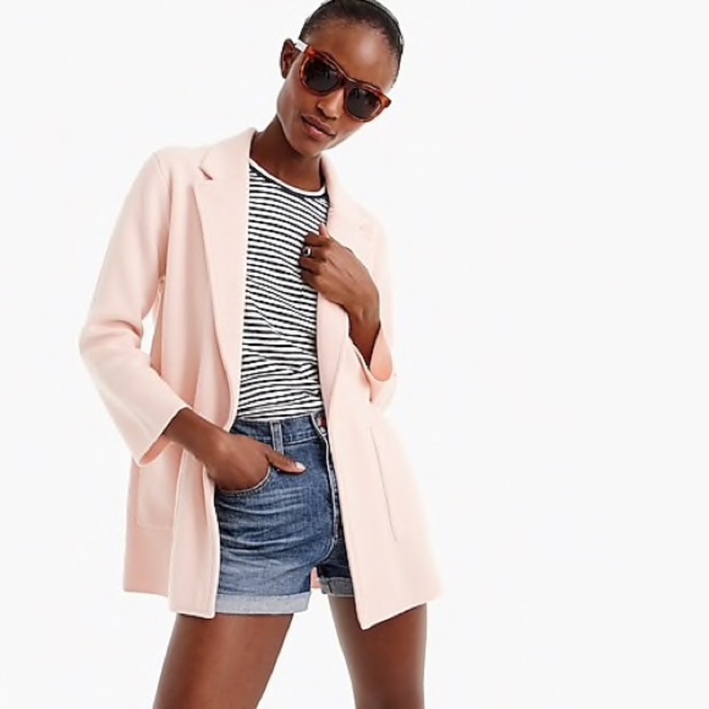 J Crew Sophie open-front sweater-blazer